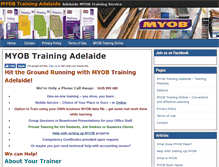 Tablet Screenshot of myob-training-adelaide.com